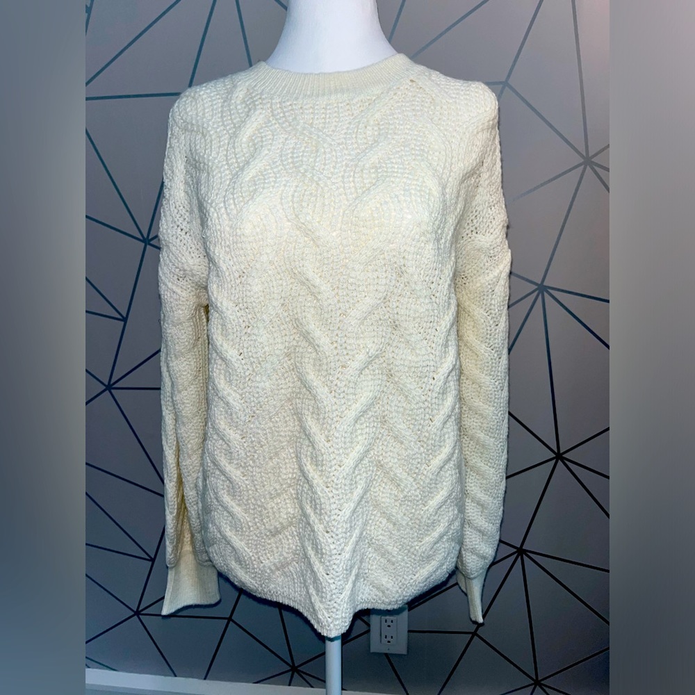 Women's Cable Sweater, Crewneck NWOT